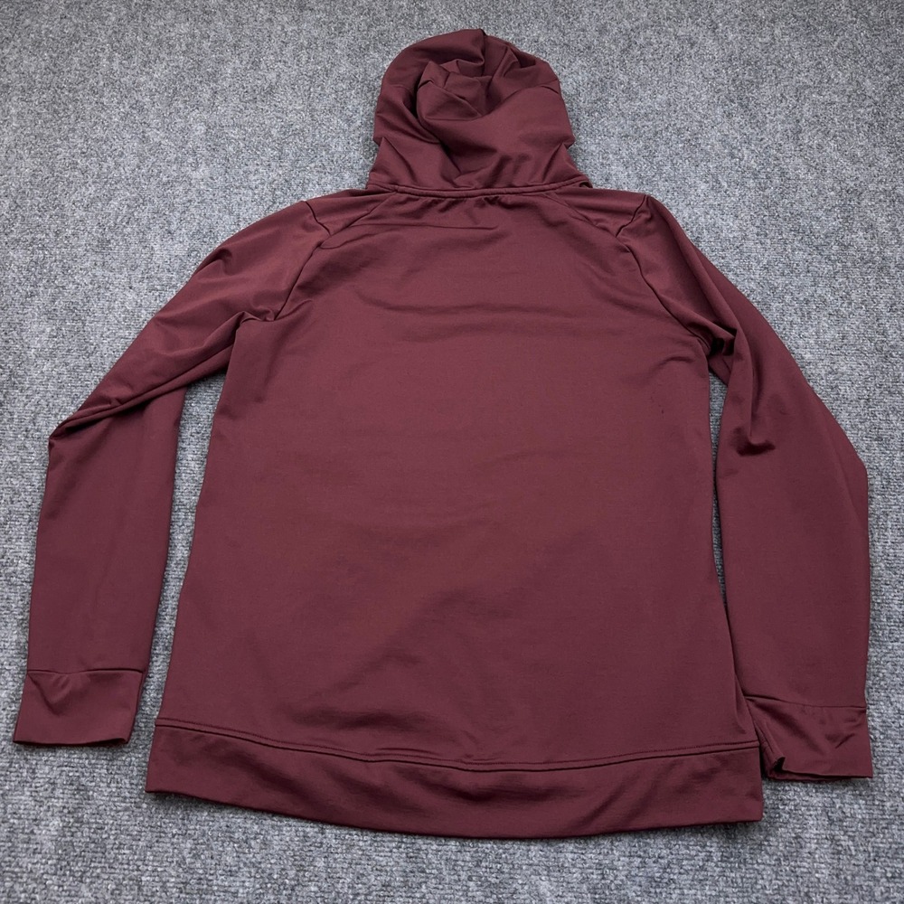 UNRL Crossover Hoodie Men's Small Burgundy Wine Athletic Pullover Sweatshirt - Picture 8 of 11